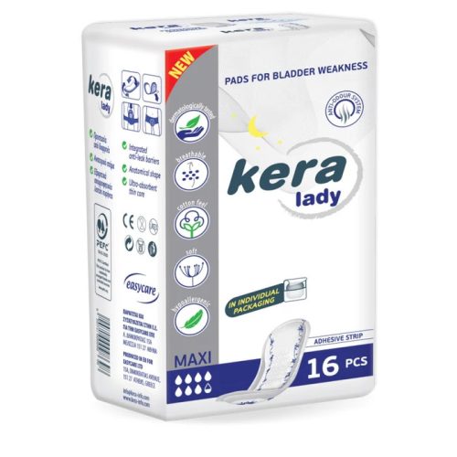 Kera Lady Inkontinencia betét (méret: maxi) (16 db/cs)