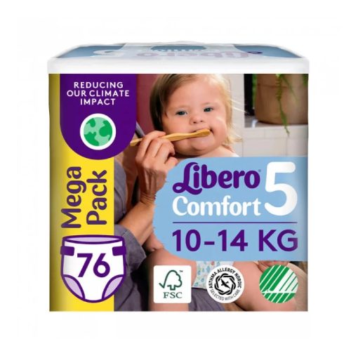 Libero Comfort pelenka MegaPack (5-ös) 10 - 14 kg (76 db/cs)