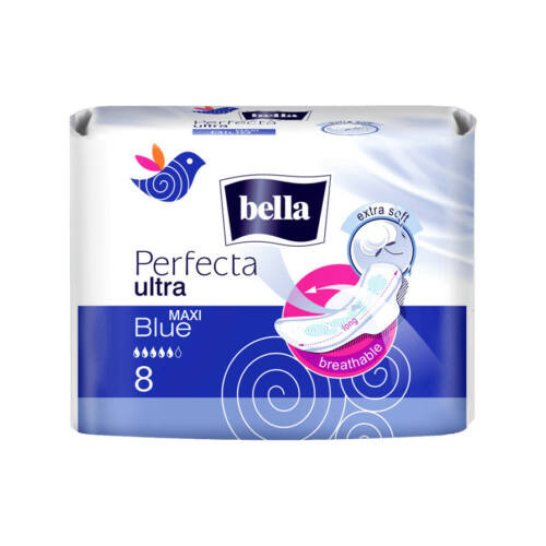 Bella Egészségügyi betét Perfecta Ultra Maxi Blue (méret: maxi) (8 db/cs)