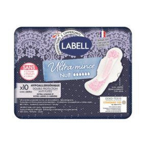   Labell Egészségügyi betét Ultra Night szárnyas (méret: éjszakai) (10 db/cs)