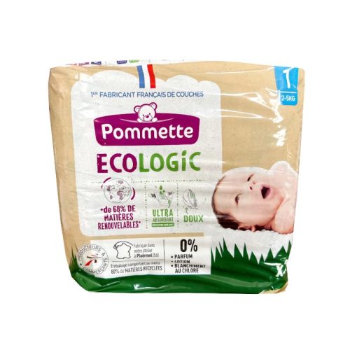 Pommette Ecologic New Born pelenka (1-es) 2 - 5 kg (27 db/cs)