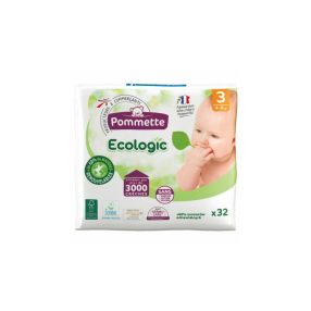   Pommette pelenka Ecologic, Csomagolás sérült! (3-as) 4 - 9 kg (32 db/cs)