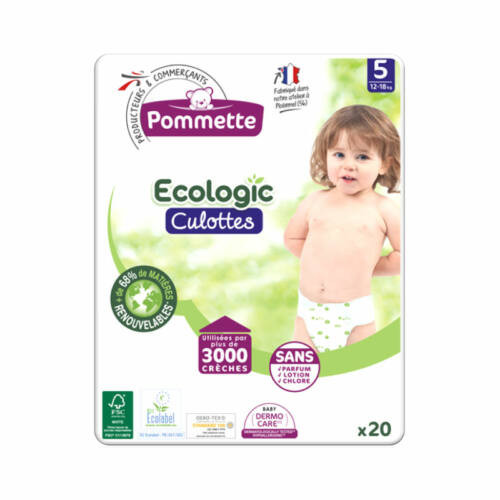 Pommette bugyipelenka Ecologic (5-ös) 12 - 18 kg (20 db/cs)