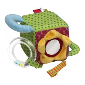   BabyBruin Tanuló játék Plüss készségfejlesztő játékkocka, 10*10 cm