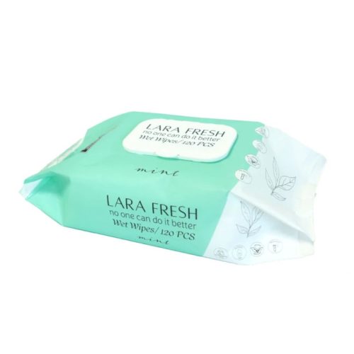 Lara Popsitörlő Fresh, Mint kupakos (120 db/cs)