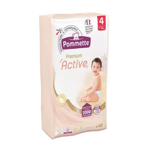 Pommette Premium Active pelenka (4-es) 7 - 18 kg (48 db/cs)