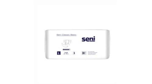 Seni Classic Basic Felnőttpelenka (méret: L) Légáteresztő 100 - 150 cm (30 db/cs)
