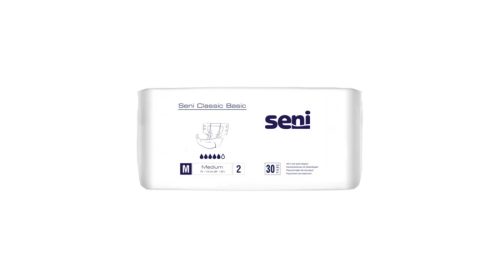 Seni Classic Basic Felnőttpelenka (méret: M) Légáteresztő 75 - 110 cm (30 db/cs)