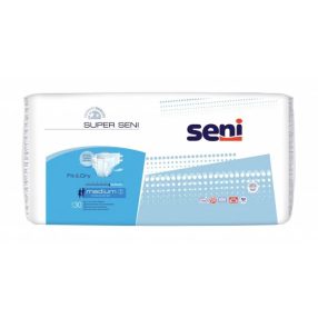   Seni Super Felnőttpelenka (méret: M) Légáteresztő 75 - 110 cm (30 db/cs)