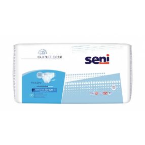   Seni Super Felnőttpelenka (méret: XL) Légáteresztő 130 - 170 cm (30 db/cs)