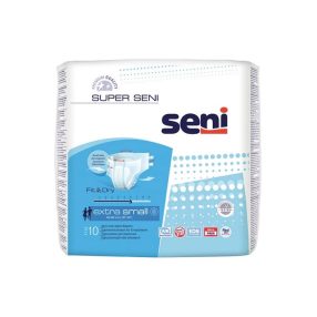   Seni Super Felnőttpelenka (méret: XS) Légáteresztő (10 db/cs)