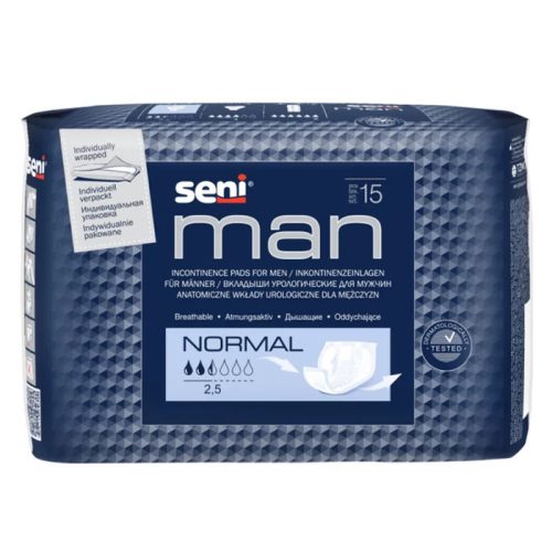 Seni Man Inkontinencia betét Férfiaknak (méret: normál) (15 db/cs)