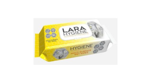 Lara Tisztítókendő Fürdőszobai, vízkőoldóval (50 db/cs)