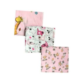   Babakirály Textilpelenka Prémium mintás 70 * 80 cm (3 db/cs)