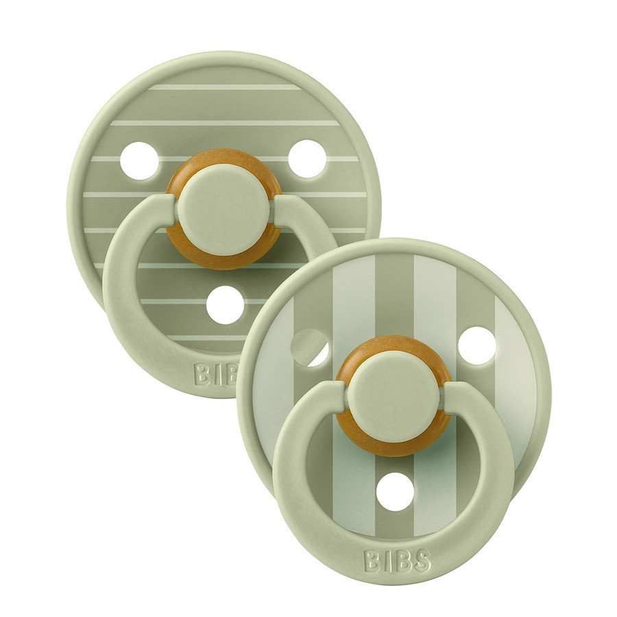 BIBS Studio Pin Colour cumi szett (2 db) - Zsálya (6-18 hónap)