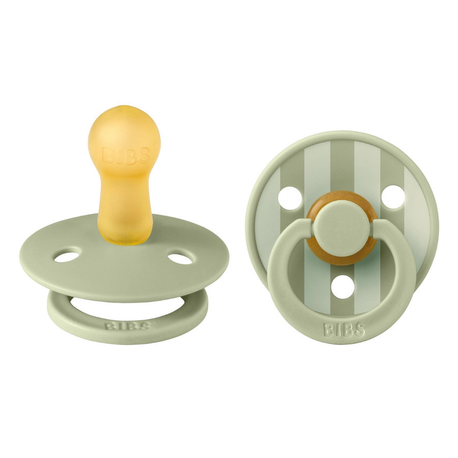 BIBS Studio Pin Colour cumi szett (2 db) - Zsálya (6-18 hónap)
