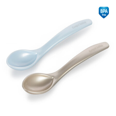Canpol Babies Műanyag kanál 2db - Kék Canpol Babies Műanyag kanál 2db - Kék