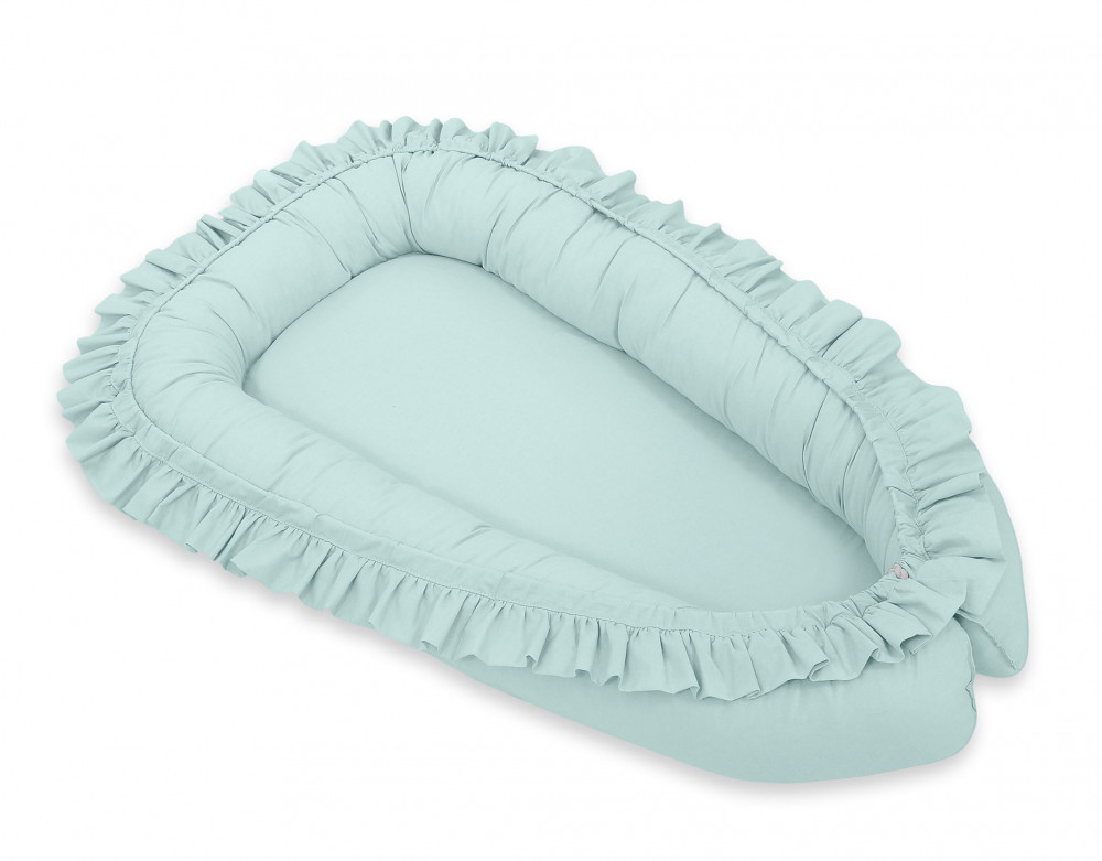 BabyLion Prémium fodros babafészek - Menta